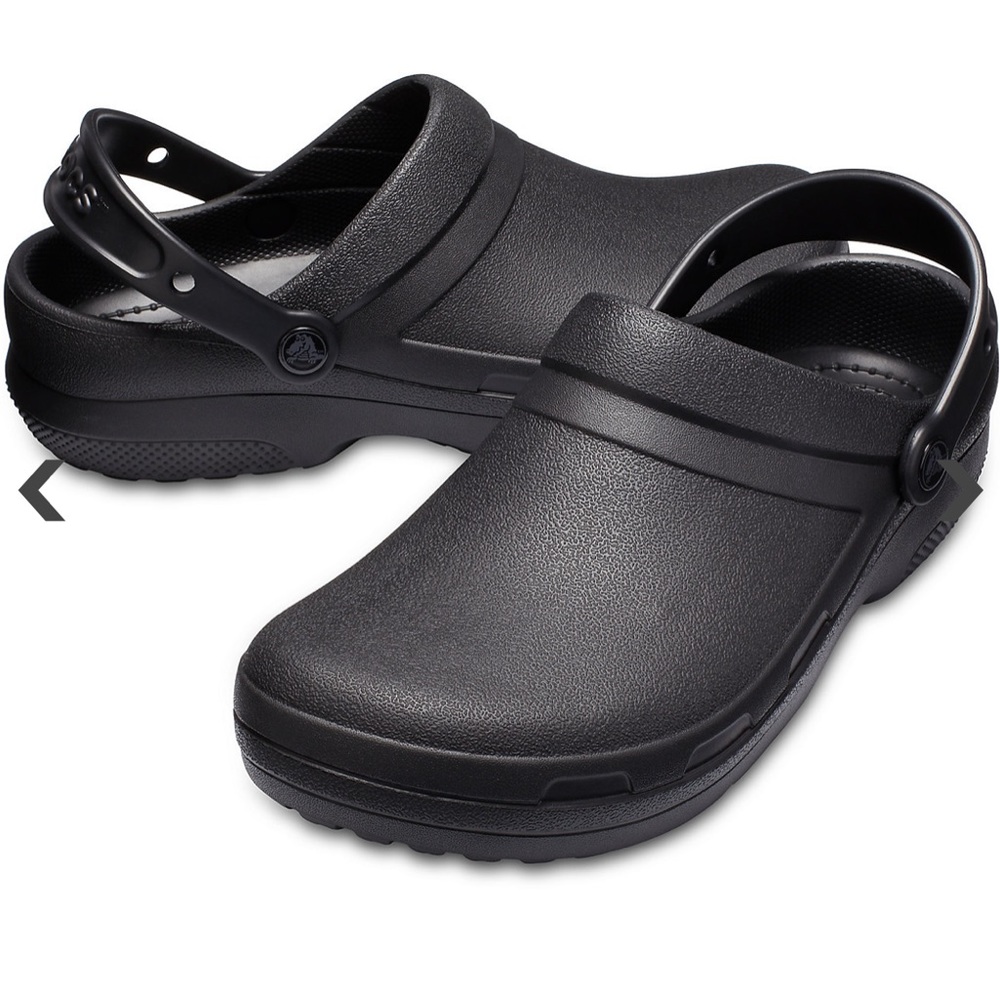 Brand new black Crocs size 8